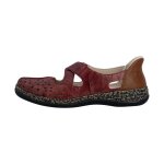 Sandales cuir rieker massa - rouge