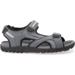 Sandale - geox - u s. strada d - coloris sand / navy - fermeture  scratch - confort exceptionnel