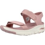 Sandale - nu - pieds skechers 117919 - femme - rose - compens