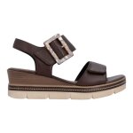 Sandales - remonte d2l53 - marron - talon 6 cm - dessus synth�tique