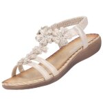 Sandales - rieker - v7573 - 90 - or rose - talon 3 cm - bride �lastique