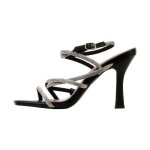 Sandales � talon - joia - joia - noir - talon aiguille - fermeture bride