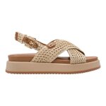 Sandales - tamaris 1 - 28224 - 46 - beige - cuir / synth�tique - talon 4 cm