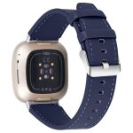 Sangle de montre en cuir v�ritable bracelet pour montre connect�e pour fitbit versa 3 - fitbit sense ...
