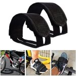 Sangles de pédales de vélo - non spécifié - 2 pcs - noir - réglables - faciles à utiliser Sangles de pédales de vélo - non spécifié - 2 pcs - noir - réglables - faciles à utiliser