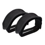 Sangles pour pdales de vlo - inf - noir - ajustables - nylon durable - montage facile