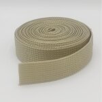 Sangle polypropylène 25mm champagne beige pour sacs à dos main couture anse accessoires lunch bag rouleau ... Sangle polypropylène 25mm champagne beige pour sacs à dos main couture anse accessoires lunch bag rouleau ...