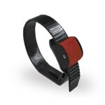 Sangle quick safe - fiamma - pour tous types de roues de v�los - noir et rouge - s�curit� coulissante ...