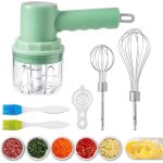Sans fil rechargeable hachoir lectrique avec mixeur batteur fouet mlangeur 250 ml presse - ailmini ...