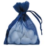 Sachet - santex - organdi uni marine - 10 pièces - 75 x 10 cm - décoration de fête Sachet - santex - organdi uni marine - 10 pièces - 75 x 10 cm - décoration de fête