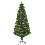 Homcom sapin arbre de noël artificiel lumineux 180cm avec fibre optique + 230 led 8 modes scintillants ... Homcom sapin arbre de noël artificiel lumineux 180cm avec fibre optique + 230 led 8 modes scintillants ...