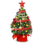 Sapin lumineux led de 50cm pour table - d�coration de bureau et f�tes de no�l