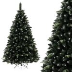 Sapin de noël artificiel - diana - 180 cm - pvc - support en plastique - neige artificielle Sapin de noël artificiel - diana - 180 cm - pvc - support en plastique - neige artificielle