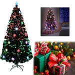 Sapin de noël lumineux - aufun - 120 cm - flocons de neige led - fibre optique - couleurs changeantes ... Sapin de noël lumineux - aufun - 120 cm - flocons de neige led - fibre optique - couleurs changeantes ...