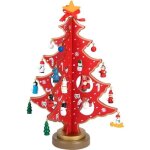 Sapin de nol miniature mini table dcorations arbre de nol en bois sapin de nol en bois darbre de ...