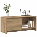 Sarazyj�banc tv - meuble hifi - marron ensemble meuble tv - ch�ne artisanal - 90 x 35 x 40 cm - 37055 ...
