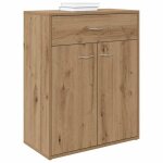 Sarazyj�buffet de cuisine kenneth - enfilade - armoire bas vitrine ch�ne artisanal 60x30x75cm - bois ...