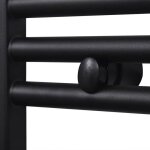 Sarazyj� s�che - serviettes eau chaude � rails incurv�s noir 480x480 mm hot27531153