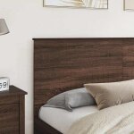 Sarazyj�support t�te et le dos - marron t�te de lit - ch�ne brun - 180 cm - bois ding�nierie - 33958