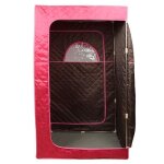 Sauna portable goldcmn avec hammam pour le corps entier - rouge Sauna portable goldcmn avec hammam pour le corps entier - rouge