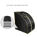 Sauna portable noir - spa kit - 1. 8l - vapeur - int�rieur pliable