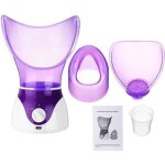 Sauna spa facial machine  vapeur nano aromathrapie thermale - violet - traitement facial ou nasal sans ...