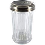 Saupoudreuse  parmesan et sucre glace en verre 13 cm fackelmann