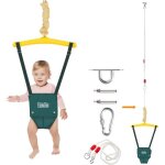 Sauteur de porte funlio pour b�b� 6 - 24 mois avec crochet de plafond - vert