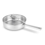 Sauteuse cicla avec couvercle en verre 24 cm en acier inoxydable recyclé - beka Sauteuse cicla avec couvercle en verre 24 cm en acier inoxydable recyclé - beka