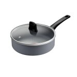 Sauteuse avec couvercle 24cm halo tefal - tous feux dont induction - c3123202
