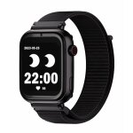 Savefamily savewatch plus 4g montre pour enfants gps appels whatsapp app store cadran noir et bracelet ...