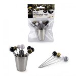 Saveur et degustation pic  birgorneaux - 1 pot - 12 pics - inox