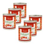 Savino - lot 6x double concentr� de tomates - conserve 200g