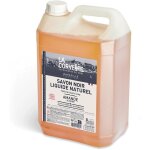 Savon noir liquide amande � lhuile de lin - nettoyant multi - usages - d�graissant et d�tachant - 5l ...