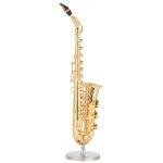 Modle de saxophone alto ornement dinstrument dlicat pour salon pour chambre  coucher pour collection ...