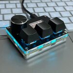 Sayodevice o255 clavier � interrupteurs magn�tiques rouges ? g�chettes osu roses avec �cran bouton et ...