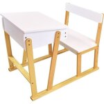 Scandiwood pupitre en bois 645 x 58 x 79 cm pour enfant Scandiwood pupitre en bois 645 x 58 x 79 cm pour enfant