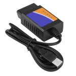 Scanner diagnostique dinterface de cble du connecteur v1. 5 obd2 dusb de voiture pour benz bmw citroen ...