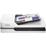 Scanner de documents de bureau epson workforce ds - 1660 - w - blanc - 25 ppm - usb 3. 0 wi - fi(n)