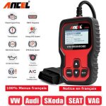 Scanner obd2 - ancel - vd500 - diagnostic complet - réinitialisation epb - service dhuile Scanner obd2 - ancel - vd500 - diagnostic complet - réinitialisation epb - service dhuile