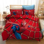 Scd - 422 parure de lit spiderman 3d disney pour enfants ensemble de literie � la mode housse de couette ...