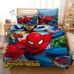 Scd - 436 parure de lit spiderman 3d disney pour enfants ensemble de literie � la mode housse de couette ...