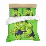 Scd - 4405 parure de lit 3d motif dessin anim� disney avengers hulk ensemble de literie pour gar�on fille ...