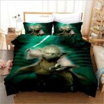 Scd - 71 housse de couette yoda star wars pour b�b� ensemble de literie pour enfants adultes style nordique ...
