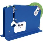 D�vidoir de ruban pour fermeture de sachets de 12mmx 66m - couleur: bleu