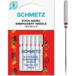 Schmetz aiguille � broder (pointe rouge) pour machines domestiques rouge. 75 (11)