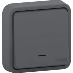 Schneider electric bouton poussoir lumineux mureva styl, 250 v, gris - sc5shn0212459 Schneider electric bouton poussoir lumineux mureva styl, 250 v, gris - sc5shn0212459