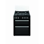 Schneider sccg64do - bm - cuisini�re double four 4 feux gaz black mat