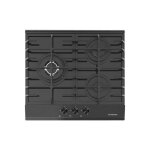 Schneider sctgog6031n - table gaz verre noir