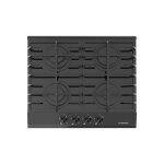 Schneider sctgog6040n - table gaz verre noir